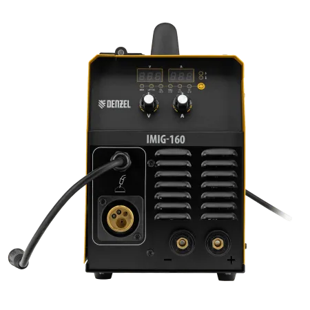 Аппарат инвертор. полуавтомат. cварки DENZEL IMIG-160 Synergy, 160 А, ПВ 60%, катушка 5 кг