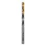 Сверло спиральное по металлу DENZEL 5 x 86 мм, Р6М5, Golden Tip, многогранная заточка