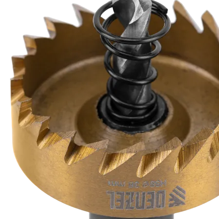 Коронка по металлу DENZEL 724111, 38 мм, HSS, нитридтитановое покрытие