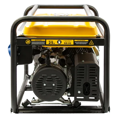 Генератор бензиновый DENZEL GE 7900, 6.5 кВт, 220 В/50 Гц, 25 л, ручной старт