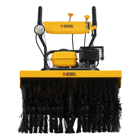 Снегоуборщик гибридный с функц. подметания DENZEL SWB-600, 212 сс, руч. старт, 2 насадки