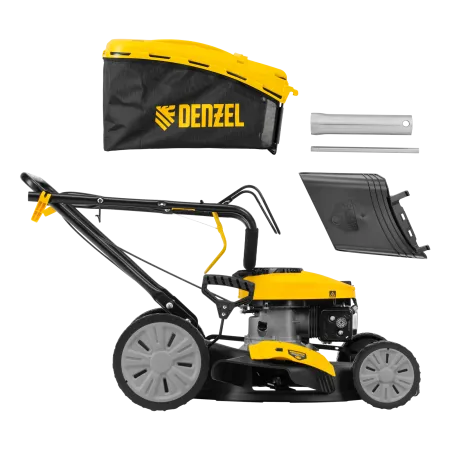 Газонокосилка бензиновая DENZEL GLR-510SP-K, 180 см3, ширина 51 см, привод, травосборник 65 л