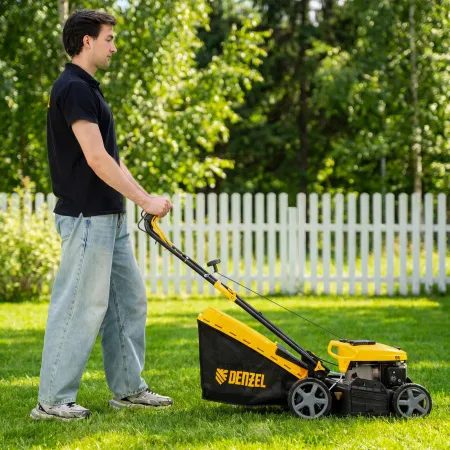 Газонокосилка бензиновая DENZEL GLD-410SP-K, 150 см3, 41 см, привод, 40 л