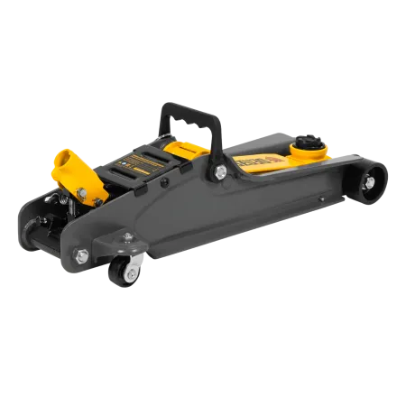 Домкрат гидравлический подкатной с фиксатором DENZEL 2,5 т, 85-385 мм