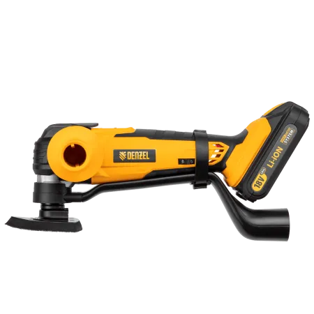 Аккумуляторный многофункциональный инструмент DENZEL MTL-IB-18-02, Li-Ion, 18 В, 1.5 Ач