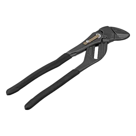 Клещи переставные DENZEL кнопочный механизм, обливные рукоятки, сантехнические, 250 мм