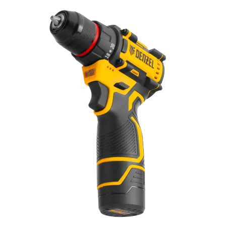 Дрель-шуруповерт аккумуляторная бесщет. DENZEL CDH-BL-12, Li-Ion, 12 В