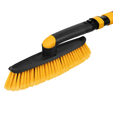 Щетка-сметка со скребком DENZEL телескоп, поворотная голова, 750-1120 мм