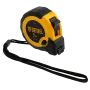 Рулетка DENZEL 3м х 13мм, двухкомп. корпус, кнопка-пауза