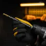 Сверло спиральное по металлу DENZEL 6,5 х 148 мм, Р6М5, Golden Tip, удлиненное