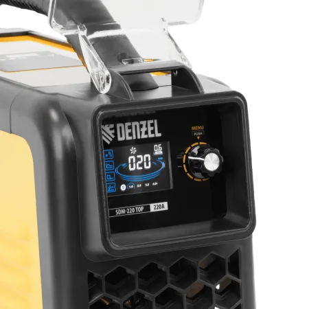 Аппарат инвертор. дуговой сварки DENZEL SDM-220 Top, 220 А, ПВ 60% кейс