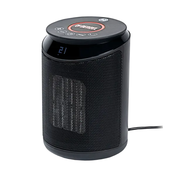 Тепловентилятор керамический электрический DENZEL DTFC-2000, пульт, 3 режима, вентилятор, нагрев 1000/2000 Вт