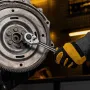 Набор инструментов DENZEL 1/2", 1/4", CrV, S2, пластиковый кейс, 64 предмета