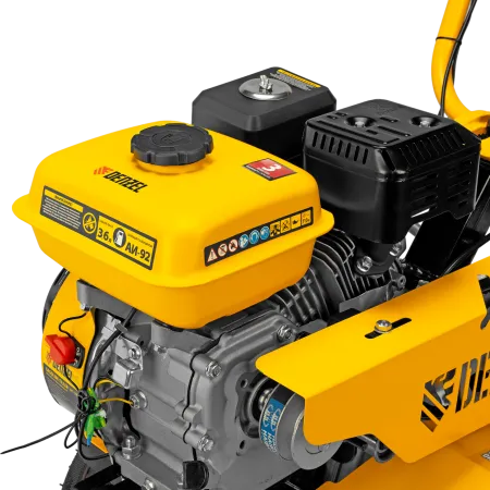 Мотоблок DENZEL DPT-170S, 7 л.с., ремен.сцеп, фрез 3х4, ШОМ, передачи 2В/1Н