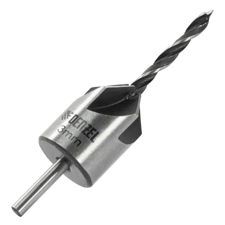 Набор сверл зенкеров по дереву DENZEL 3-10 мм, 7 шт