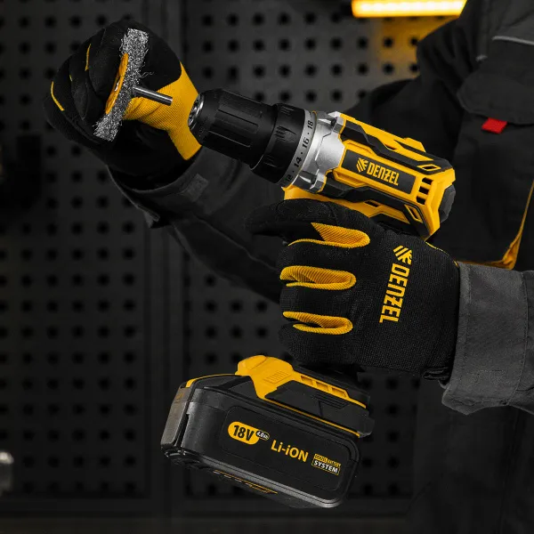 Щетка для дрели DENZEL, 75 мм, Плоская, со шпилькой, нержавеющая витая проволока