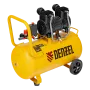 Компрессор безмасл. малошумный DENZEL DLP-1500/50, 1,5 кВт,50 л, 2850 об/мин, 250 л/мин