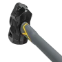 Кувалда с клиновидным бойком DENZEL 3,6 кг, фибергласовая рукоятка c TPR