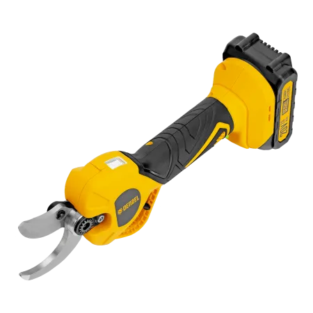 Секатор аккумуляторный, бесщет. DENZEL, CP-40BL, Li-Ion, 20 В, лезвия SK5