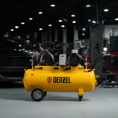 Компрессор воздушный DENZEL рем. привод BCV 4000-T/100, 4,0 кВт, 100 литров, 690 л/мин