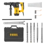 Перфоратор электрический DENZEL RHVB-1250-32, SDS-plus, 1250 Вт, 5,5 Дж, 4 реж.