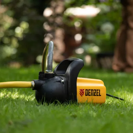 Насос садовый поверхностный DENZEL GP600, 600 Вт, 3000 л/ч, высота подъема 35 м, пластик