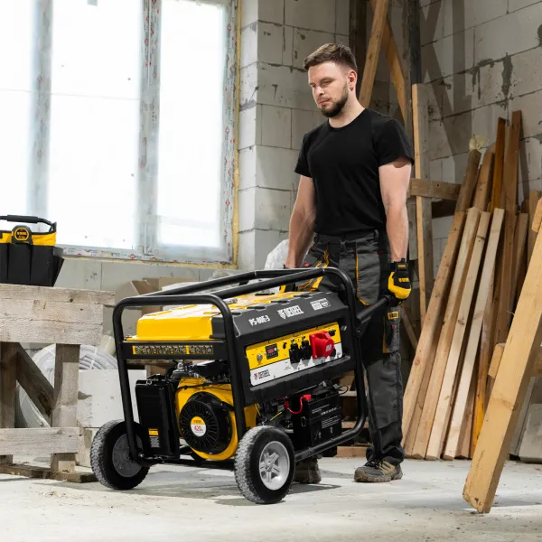 Транспортировочный комплект DENZEL 946725 для генераторов DENZEL PS, колеса и ручки