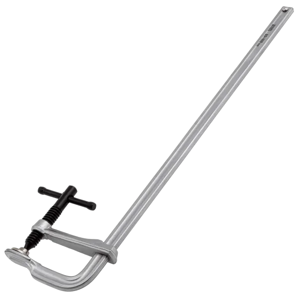 Струбцина DENZEL F-образная, 80x400мм, кованая