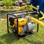 Мотопомпа бензиновая DENZEL PX-80D, 15 л.с, 3, 1500 л/мин, глубина 8 м, напор 30 м