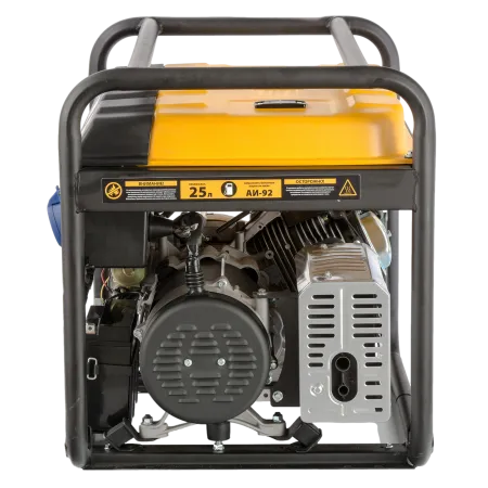 Генератор бензиновый DENZEL PS 80 EA, 8.0 кВт, 230 В, 25 л, электростартер