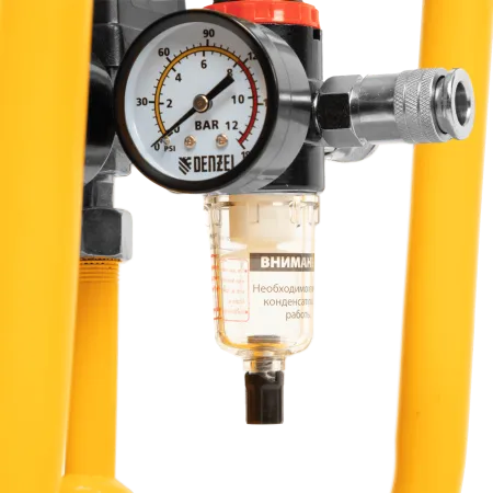 Компрессор безмасляный, малошумный DENZEL DLS 1500/50, 1500 ВТ, 2x750, 50 л, 260 л/мин