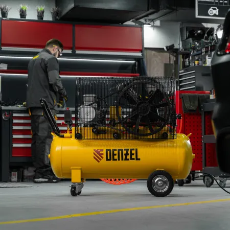 Компрессор воздушный DENZEL рем. привод BCV 4000-T/100, 4,0 кВт, 100 литров, 690 л/мин