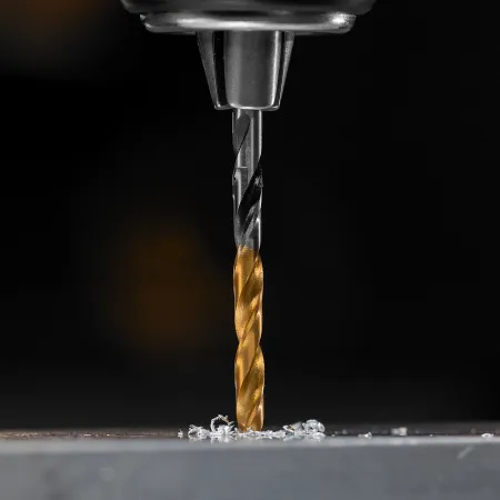 Сверло спиральное по металлу DENZEL 3,5 x 70 мм, Р6М5, Golden Tip, многогранная заточка, 2шт.