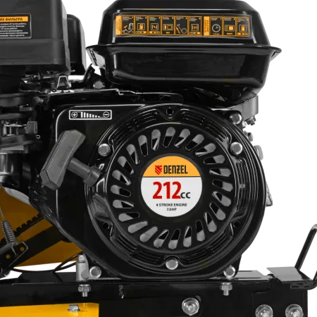 Мотоблок DENZEL DPT-170, 7 л.с., ремен.сцеп, шир 85 см, глуб 35 см,фрез 3х3,ШОМ,скор 2В/1Н,кол 8"