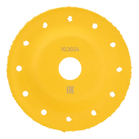 Чашка твердосплавная зачистная DENZEL, 125 мм, Наклонная, среднее зерно #16