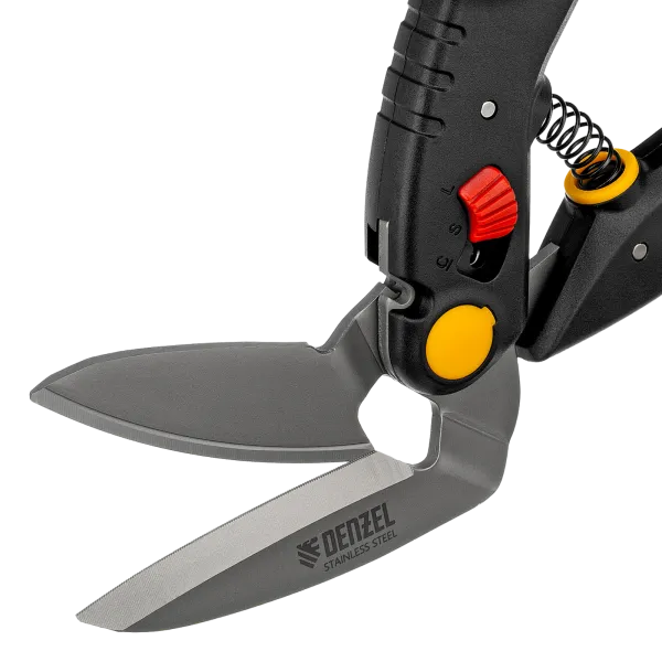 Ножницы для напольных покрытий DENZEL 250 мм, нержавеющая сталь, функция перерезания