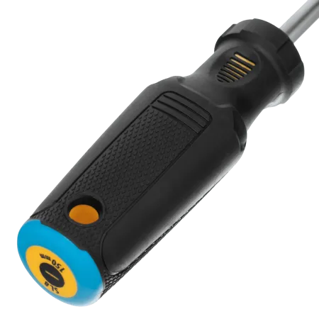 Отвертка DENZEL SL8x150 мм, CrV, трехкомпонентная рукоятка