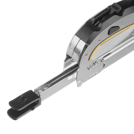 Степлер мебельный DENZEL стальной корпус, быстрая загрузка, регул. силы удара, тип 53, 4-14 мм