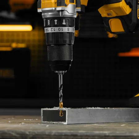 Сверло спиральное по металлу DENZEL 6,5 x 93 мм, Р6М5, Golden Tip, многогранная заточка