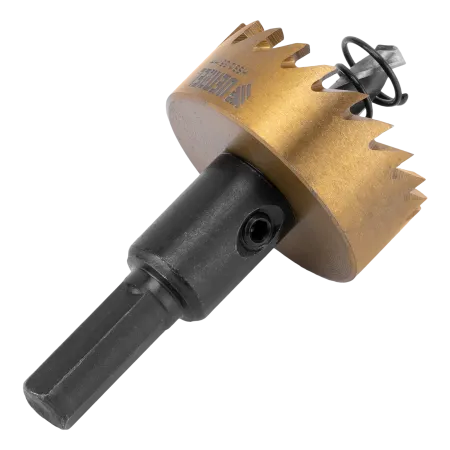 Коронка по металлу DENZEL 724110, 35 мм, HSS, нитридтитановое покрытие