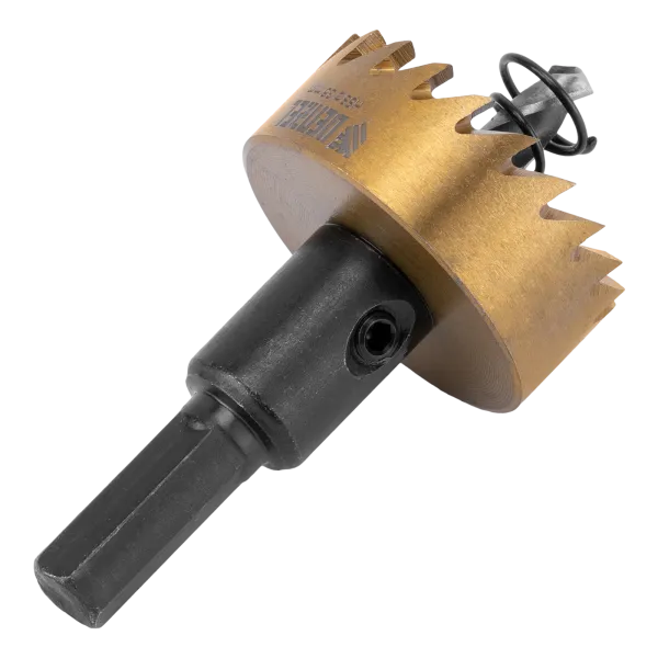 Коронка по металлу DENZEL 724110, 35 мм, HSS, нитридтитановое покрытие