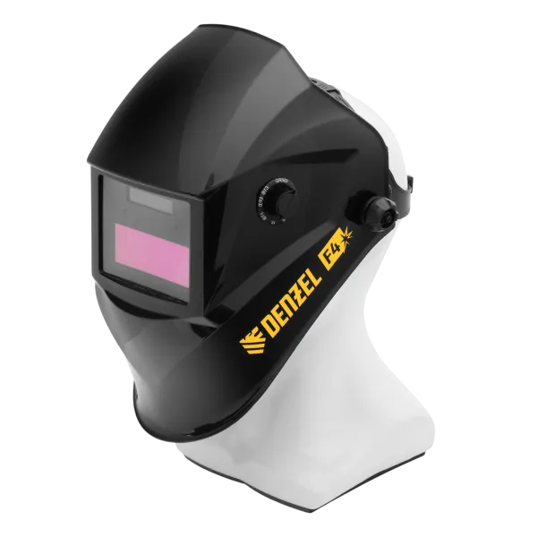 Щиток защитный лицевой DENZEL (маска сварщика) F4, см. окно 90х35, DIN4/9-13