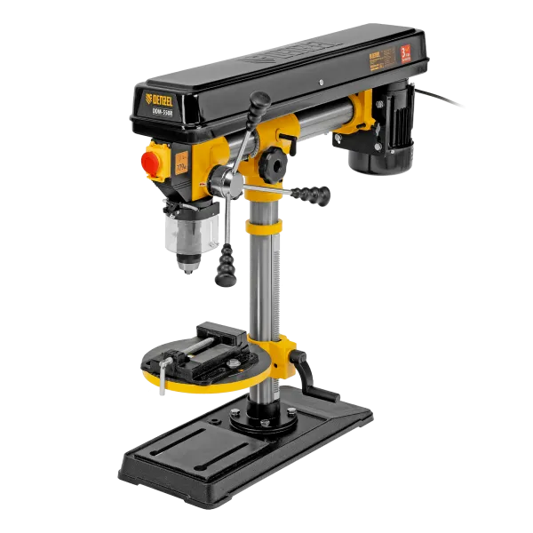 Станок сверлильный радиальный DENZEL DDM-550R, 550 Вт, 16 мм, 12 ск., настольный