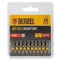 Бита DENZEL PH1х25, сталь S2, шестигранный профиль, 10 шт. Е 6,3