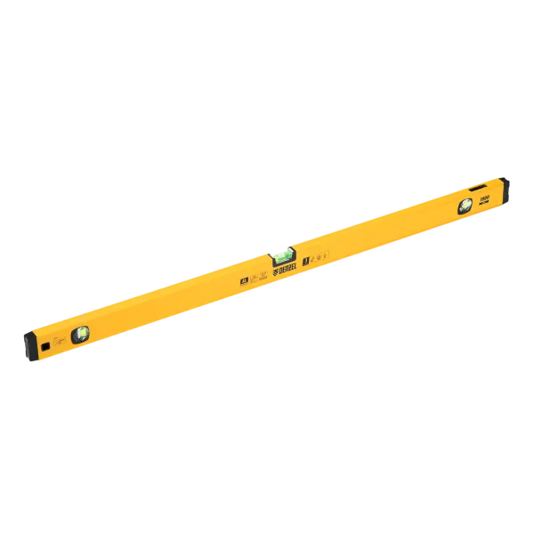 Уровень алюминиевый DENZEL магнит., фрезерованный, 3 глазка (1 зеркал.), 0,5 мм/м, 1000 мм