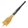 Сверло по дереву перовое DENZEL, 25 мм 6-гранный хвостовик