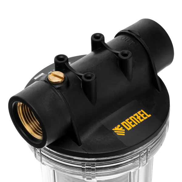 Фильтр тонкой очистки DENZEL 97282 F2, объем 2 л, диаметр 1 дюйм