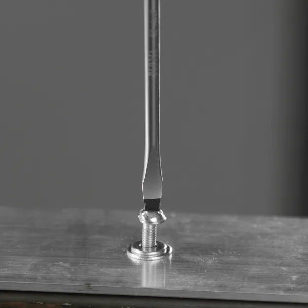 Отвертка DENZEL SL3х75 мм, S2, 3к рукоятка