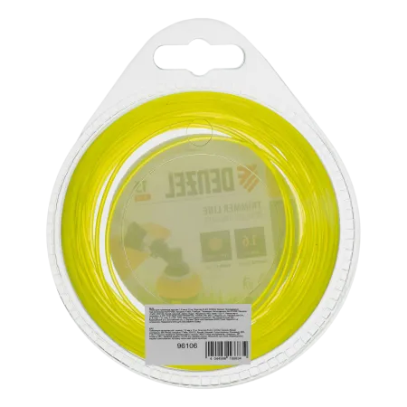 Леска для триммера DENZEL Flex Сord 96106, 1.6 мм x 15 м, круглая, блистер