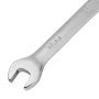 Ключ комбинированный трещоточный DENZEL, 10 мм, CrV, матовый хром